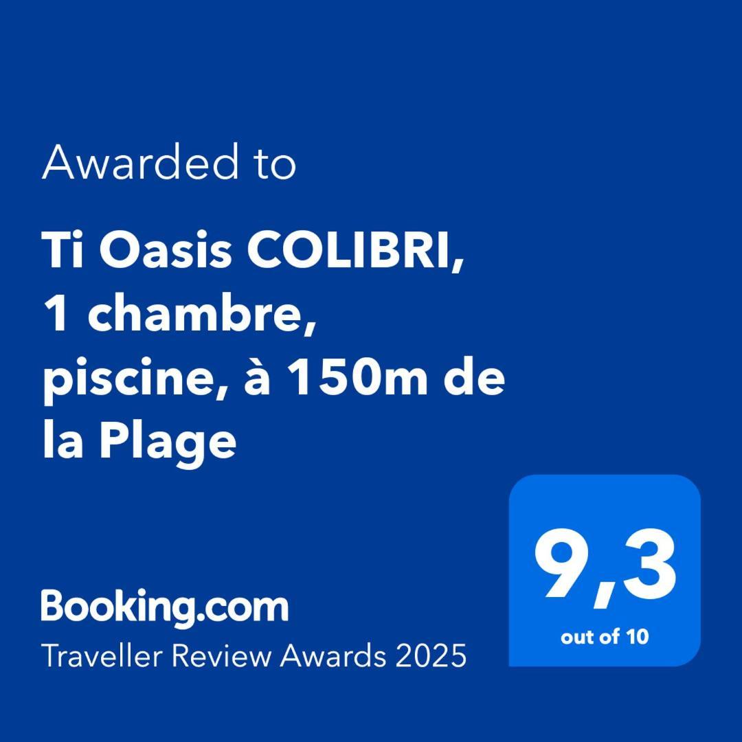 Ti Oasis Colibri, 1 Chambre, Piscine, A 150M De La Plage Sainte-Luce Kültér fotó